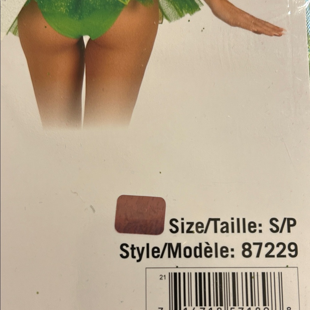 Leg Avenue Shimmering Green  Rebel Fairy Costume size S/P NEW 5piece - Picture 10 of 10